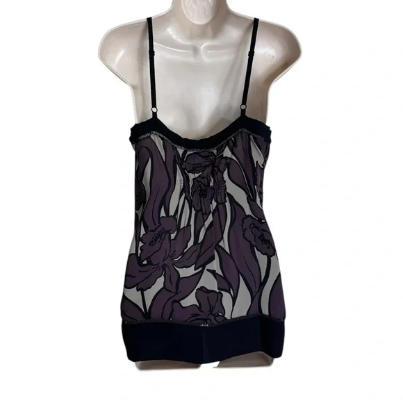 BCBG Babydoll 100% Silk Tank Top Camisole 90s Y2K size Small Fairy Grunge - Picture 2 of 8